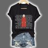 Retro It Is Time To Wake Up Print V Neck Shirt 3