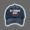 Retro No Kings Day June 14 2025 Print Baseball Cap 3