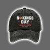 Retro No Kings Day June 14 2025 Print Baseball Cap 4