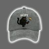 Retro No Kings In America Cat Crown Nope Baseball Cap 4