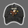 Retro No Kings In America Eagle Crown Nope Print Baseball Cap 2