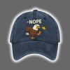Retro No Kings In America Eagle Crown Nope Print Baseball Cap 3