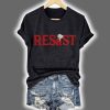 Retro Resist Feminist Female Empowerment Womens Rights Pro Choice Print Shirt 2