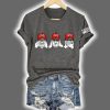 Retro See No Crimes Hear No Truth Speak No Facts Print Shirt 4