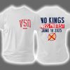 Retro Upside Down USA No Kings Mass Protest June 14 2025 Print Shirt 2