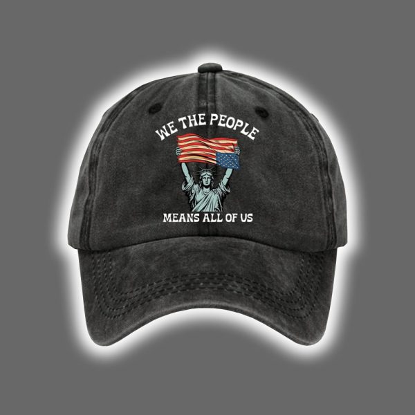 Retro We The People Means All Of Us Baseball Cap 2