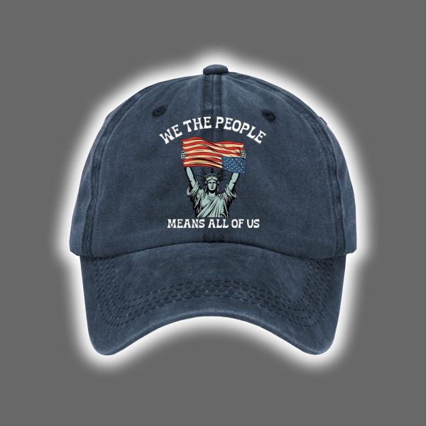 Retro We The People Means All Of Us Baseball Cap 3