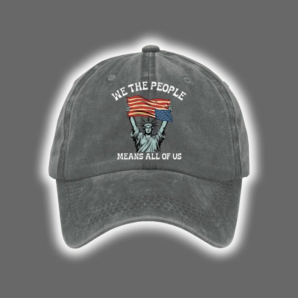 Retro We The People Means All Of Us Baseball Cap 4