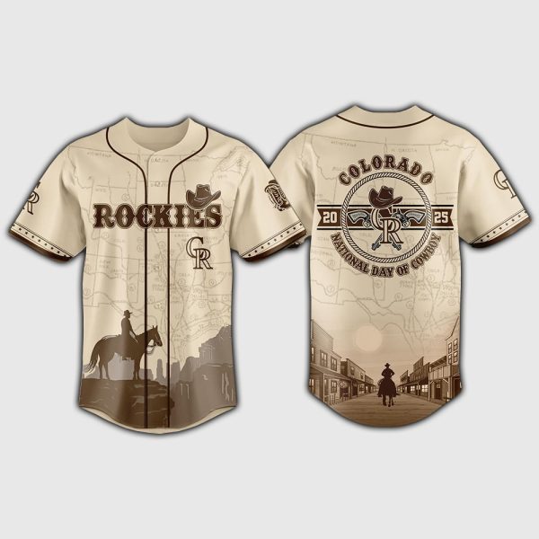 Rockies 2025 National Day Of Cowboy Jersey