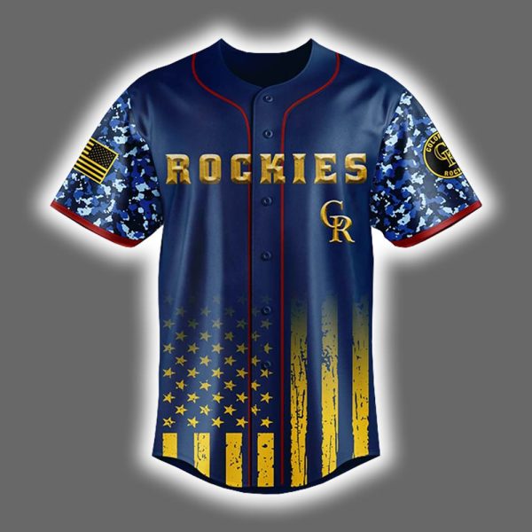 Rockies Celebration USMC 250th Birthday 2025 Jersey 2