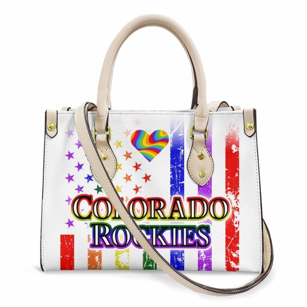 Rockies Happy Pride Month Leather Handbag 2025 2