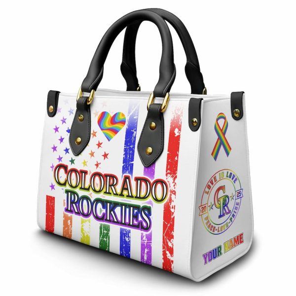 Rockies Happy Pride Month Leather Handbag 2025 3