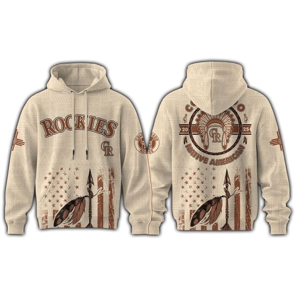 Rockies x Native American Heritage Month 2025 Hoodie Joggers Cap