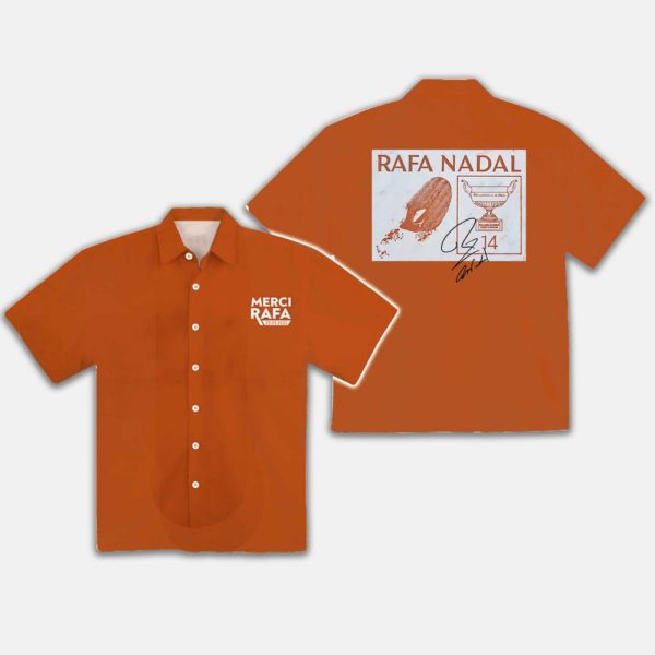 Roland Garros Merci Rafa Hawaiian Shirt
