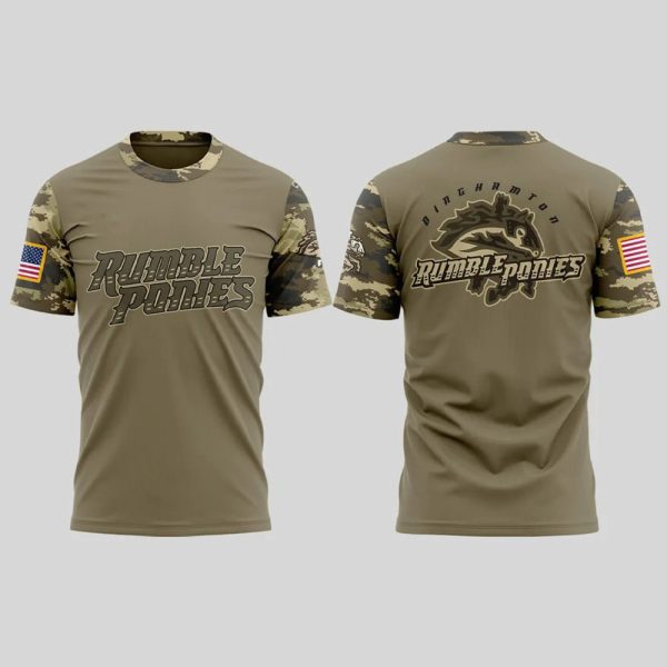 Rumble Ponies Military Appreciation Night 2025 Shirt