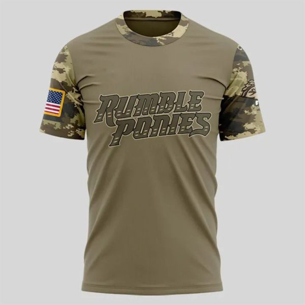 Rumble Ponies Military Appreciation Night 2025 Shirt 2