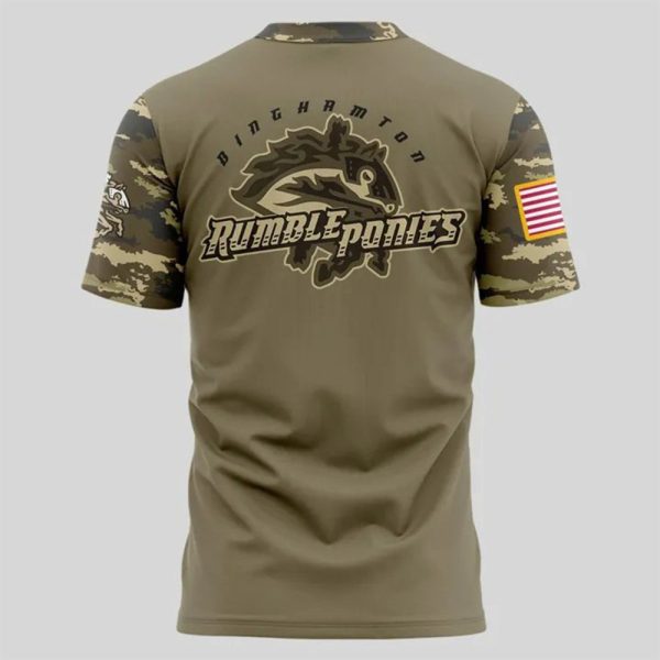 Rumble Ponies Military Appreciation Night 2025 Shirt 3