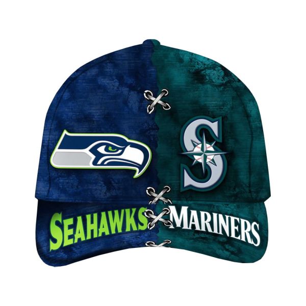 Seahawks x Mariners Personalized Cap