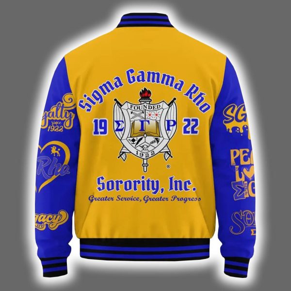 Sigma Gamma Rho Sorority INC 1922 Baseball Jacket 3
