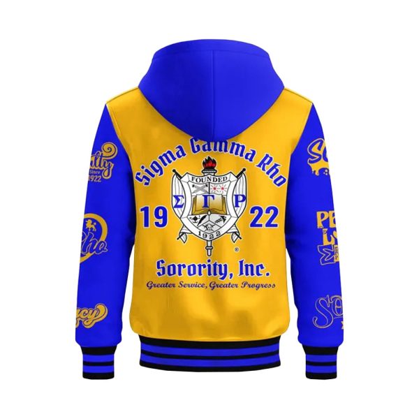 Sigma Gamma Rho Sorority INC 1922 Hoodie Jacket 3