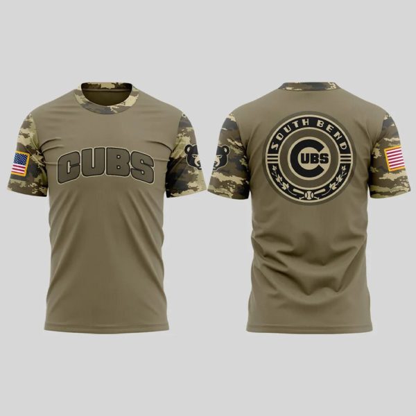 South Bend Cubs Military Appreciation Night 2025 Shirt