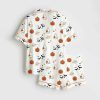 Spirit Halloween Pumpkin Boo Satin Pajama Set 2
