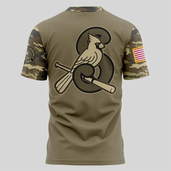 Springfield Cardinals Military Appreciation Night 2025 Shirt 3