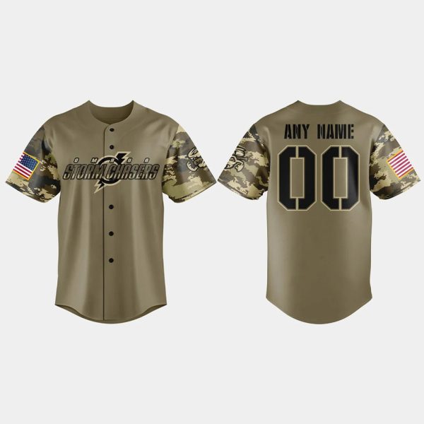 Storm Chasers Military Appreciation Night 2025 Baseball Jersey