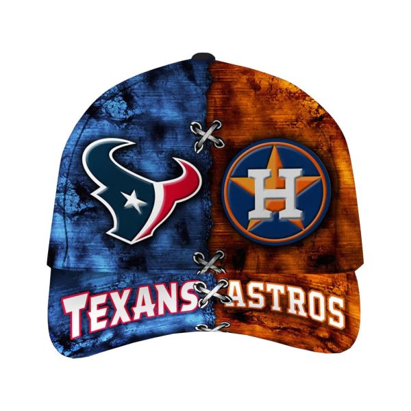 Texans x Astros Personalized Cap