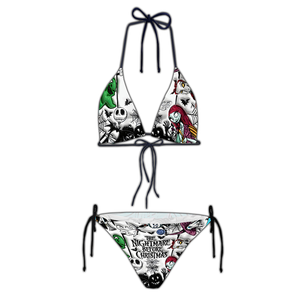 The Nightmare Before Christmas Triangle Bikini Swimsuit The Nightmare Before Christmas Triangle Bikini Swimsuit