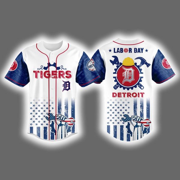 Tigers 2025 USA Happy Labor Day Jersey