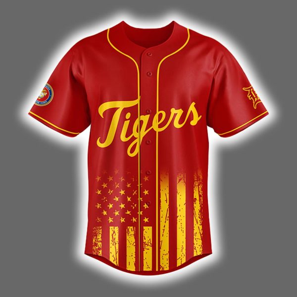 Tigers 250th Marine Corps Birthday Jersey 2025 2