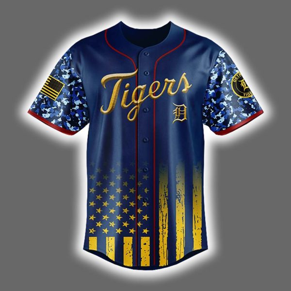 Tigers Celebration USMC 250th Birthday 2025 Jersey 2