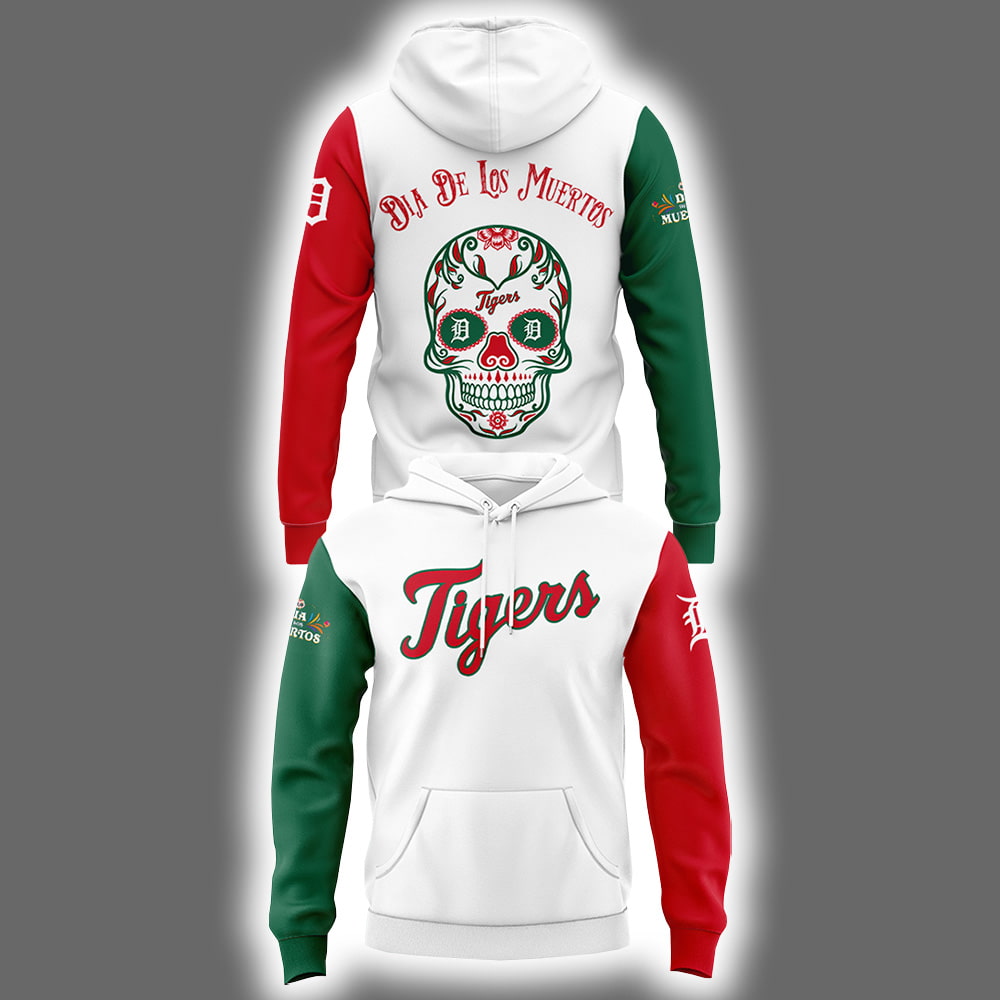Tigers Dia De Los Muertos 2025 Hoodie Joggers Cap Tigers Dia De Los Muertos 2025 Hoodie Joggers Cap