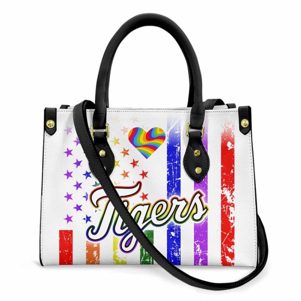 Tigers Happy Pride Month Leather Handbag 2025