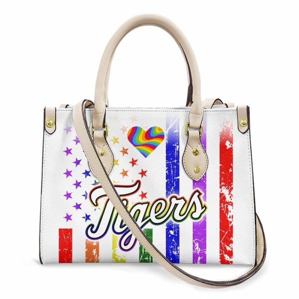 Tigers Happy Pride Month Leather Handbag 2025 2