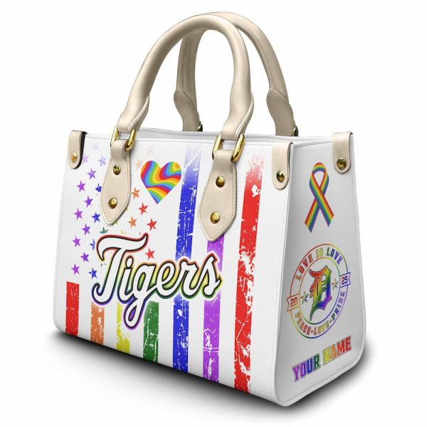 Tigers Happy Pride Month Leather Handbag 2025 4
