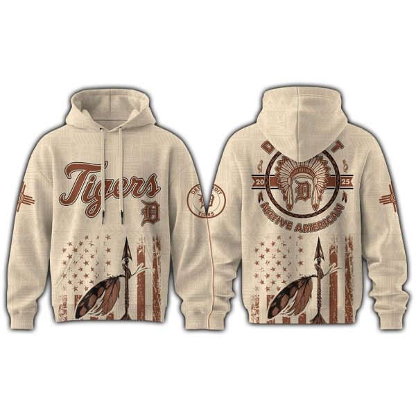 Tigers x Native American Heritage Month 2025 Hoodie Joggers Cap