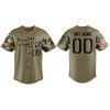 Trash Pandas Military Appreciation Night 2025 Baseball Jersey
