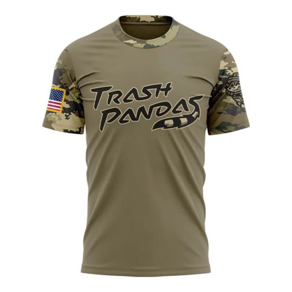 Trash Pandas Military Appreciation Night 2025 Shirt 2
