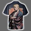 Trump Cuts Through Lies Like A Katana Tropical Hawaiian Aloha Shirt 2
