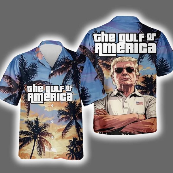 Trump Lago Margarita The Gulf Of America Hawaiian Shirt