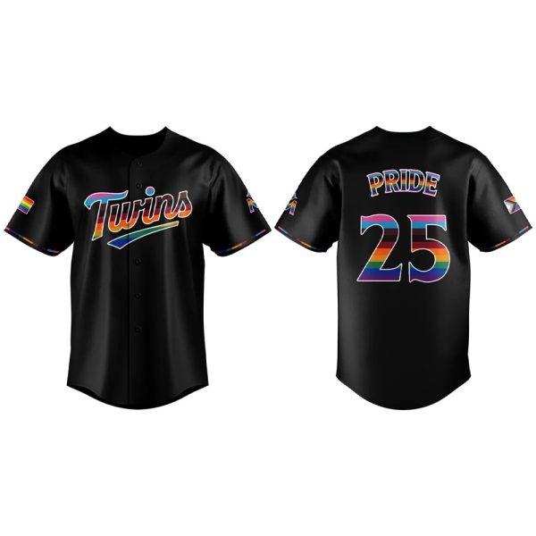 Twins 2025 Happy Pride Night Jersey