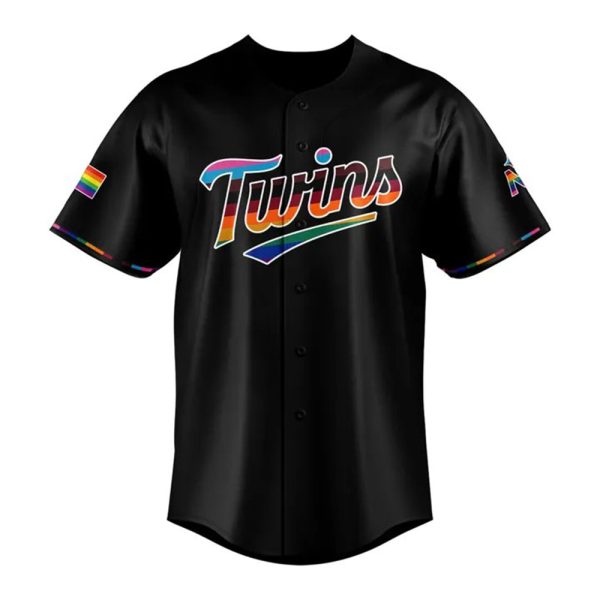 Twins 2025 Happy Pride Night Jersey 2