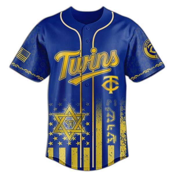 Twins 2025 Jewish Heritage Night Jersey 2