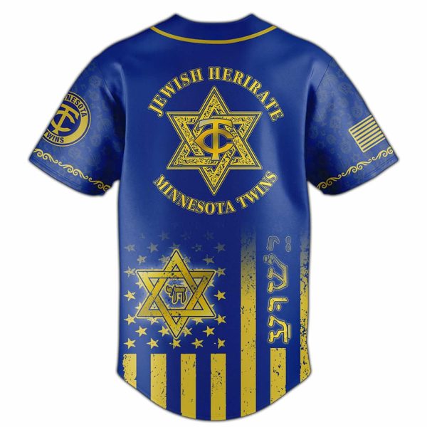Twins 2025 Jewish Heritage Night Jersey 3