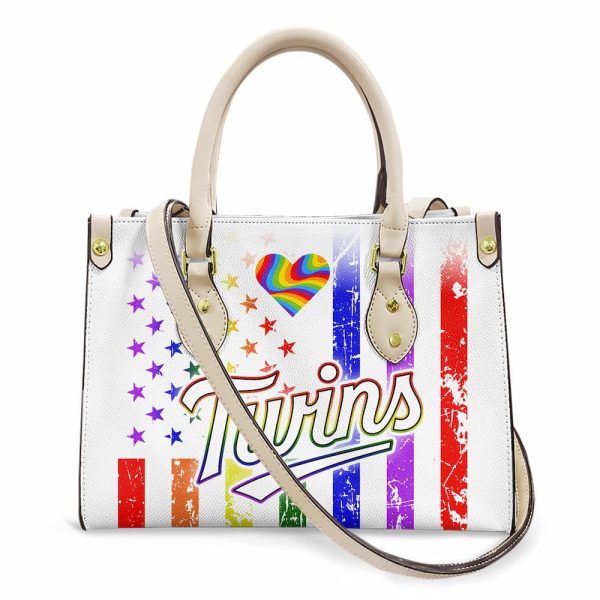 Twins Happy Pride Month Leather Handbag 2025 2