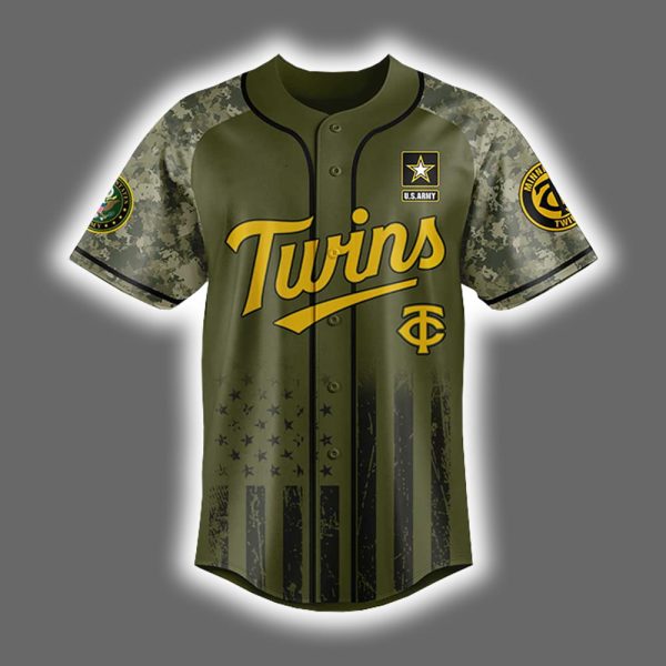 Twins US ARMY 250th Birthday Celebration Jersey 2025 2