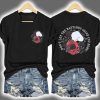 V Neck Retro Dont Let The Bastards Grind You Down Print Shirt 3