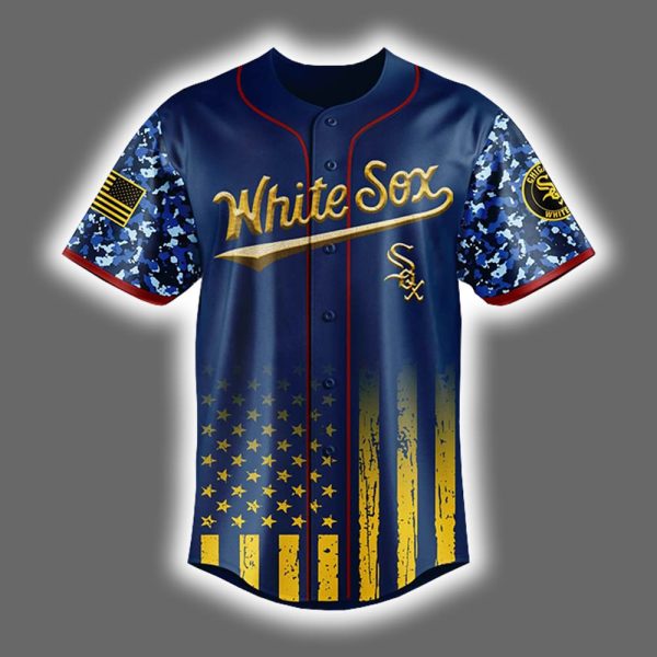 White Sox Celebration USMC 250th Birthday 2025 Jersey 2